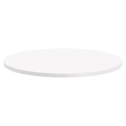Round Lorell Hospitality White Laminate Round Tabletop, 36 W, 36 L, 1 H, Laminate Top, White -Kitchen & Dining Furniture Sales Store Grainger 9499b50b227288342b7bdca679c30a74xx52e186