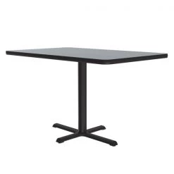 Correll, Inc. Rectangle Café Bistro and Breakroom Pedestal Table, 30" W, 42" L, 29" H, High Pressure Laminate Top -Kitchen & Dining Furniture Sales Store Grainger BCT3042xx15xx03xx011e4d