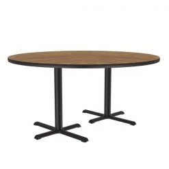 Correll, Inc. Round Café Bistro and Breakroom Pedestal Table, 29" H, High Pressure Laminate Top, Medium Oak 16 Correll, Inc. Round Café Bistro and Breakroom Pedestal Table, 29" H, High Pressure Laminate Top, Medium Oak -Kitchen & Dining Furniture Sales Store Grainger BCT60Rxx06xx02xx24e956