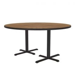 Correll, Inc. Round Café Bistro and Breakroom Pedestal Table, 29" H, High Pressure Laminate Top, Medium Oak 14 Correll, Inc. Round Café Bistro and Breakroom Pedestal Table, 29" H, High Pressure Laminate Top, Medium Oak -Kitchen & Dining Furniture Sales Store Grainger BCT60Rxx06xx03xx7f48be