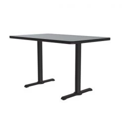 Correll, Inc. Rectangle Café Bistro and Breakroom Pedestal Table, 30" W, 48" L, 29" H, High Pressure Laminate Top -Kitchen & Dining Furniture Sales Store Grainger BTT3048xx15xx03xx9c39d5
