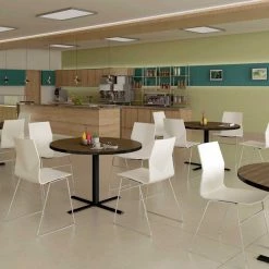 Correll, Inc. Rectangle Café Bistro and Breakroom Pedestal Table, 30" W, 48" L, 29" H, High Pressure Laminate Top -Kitchen & Dining Furniture Sales Store Grainger BTT3048xx15xx07xx7dc711