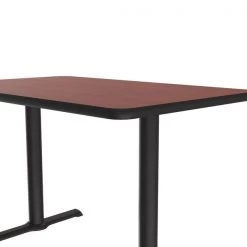 Correll, Inc. Rectangle Café Bistro and Breakroom Pedestal Table, 30" W, 60" L, 29" H, High Pressure Laminate Top -Kitchen & Dining Furniture Sales Store Grainger BTT3060xx21xx06xxba36fe