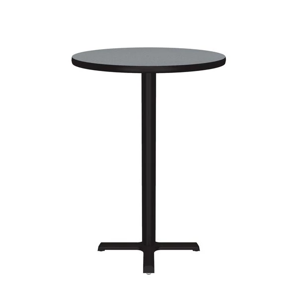Correll, Inc. Standing Height Café Bistro and Breakroom Pedestal Table, 42" H, High Pressure Laminate Top 6 Correll, Inc. Standing Height Café Bistro and Breakroom Pedestal Table, 42" H, High Pressure Laminate Top - Image 4
