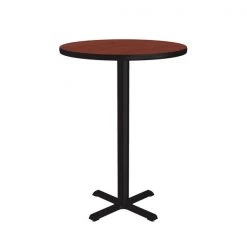 Correll, Inc. Standing Height Café Bistro and Breakroom Pedestal Table, 42" H, High Pressure Laminate Top, Cherry -Kitchen & Dining Furniture Sales Store Grainger BXB24Rxx21xx02xxb5d1df