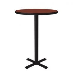Correll, Inc. Standing Height Café Bistro and Breakroom Pedestal Table, 42" H, High Pressure Laminate Top, Cherry -Kitchen & Dining Furniture Sales Store Grainger BXB30Rxx21xx03xxef9d87
