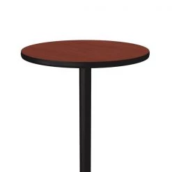 Correll, Inc. Standing Height Café Bistro and Breakroom Pedestal Table, 42" H, High Pressure Laminate Top, Cherry -Kitchen & Dining Furniture Sales Store Grainger BXB30Rxx21xx06xxf3737b