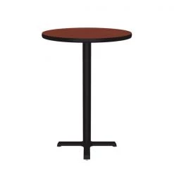 Correll, Inc. Standing Height Café Bistro and Breakroom Pedestal Table, 42" H, High Pressure Laminate Top, Cherry -Kitchen & Dining Furniture Sales Store Grainger BXB30Rxx21xx08xx9ff7b9