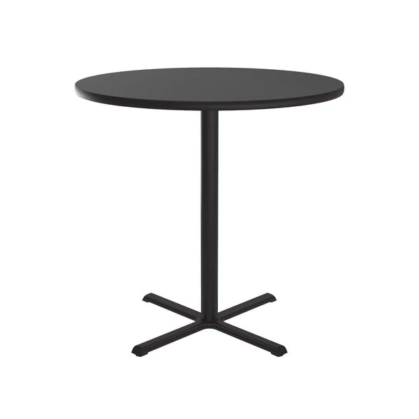 Correll, Inc. Standing Height Café Bistro and Breakroom Pedestal Table, 42" H, High Pressure Laminate Top 8 Correll, Inc. Standing Height Café Bistro and Breakroom Pedestal Table, 42" H, High Pressure Laminate Top - Image 6