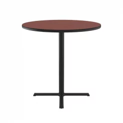 Correll, Inc. Standing Height Café Bistro and Breakroom Pedestal Table, 42" H, High Pressure Laminate Top, Cherry -Kitchen & Dining Furniture Sales Store Grainger BXB42Rxx21xx08xxadd6f9