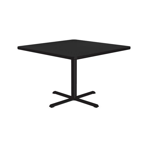 Correll, Inc. Square Café Bistro and Breakroom Pedestal Table, 42" W, 42" L, 29" H, High Pressure Laminate Top 7 Correll, Inc. Square Café Bistro and Breakroom Pedestal Table, 42" W, 42" L, 29" H, High Pressure Laminate Top - Image 5