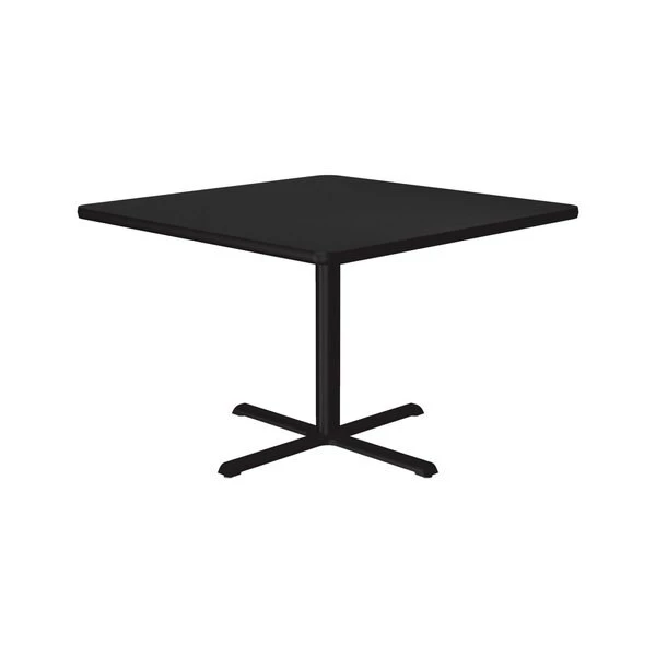 Correll, Inc. Square Café Bistro and Breakroom Pedestal Table, 42" W, 42" L, 29" H, High Pressure Laminate Top 6 Correll, Inc. Square Café Bistro and Breakroom Pedestal Table, 42" W, 42" L, 29" H, High Pressure Laminate Top - Image 4
