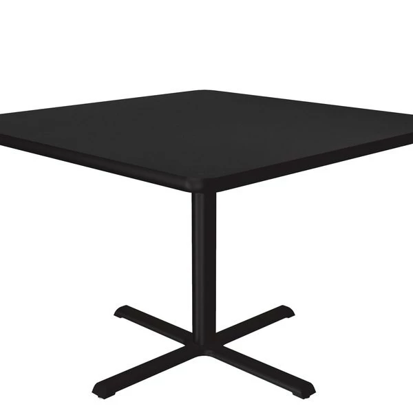 Correll, Inc. Square Café Bistro and Breakroom Pedestal Table, 42" W, 42" L, 29" H, High Pressure Laminate Top 5 Correll, Inc. Square Café Bistro and Breakroom Pedestal Table, 42" W, 42" L, 29" H, High Pressure Laminate Top - Image 3