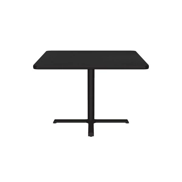 Correll, Inc. Square Café Bistro and Breakroom Pedestal Table, 42" W, 42" L, 29" H, High Pressure Laminate Top 8 Correll, Inc. Square Café Bistro and Breakroom Pedestal Table, 42" W, 42" L, 29" H, High Pressure Laminate Top - Image 6