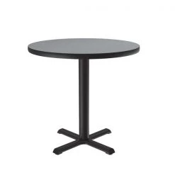 Correll, Inc. Round Café Bistro and Breakroom Pedestal Table, 29" H, High Pressure Laminate Top, Gray 12 Correll, Inc. Round Café Bistro and Breakroom Pedestal Table, 29" H, High Pressure Laminate Top, Gray -Kitchen & Dining Furniture Sales Store Grainger BXT48Rxx15xx02xx4fc48c