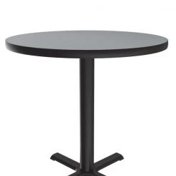 Correll, Inc. Round Café Bistro and Breakroom Pedestal Table, 29" H, High Pressure Laminate Top, Gray 16 Correll, Inc. Round Café Bistro and Breakroom Pedestal Table, 29" H, High Pressure Laminate Top, Gray -Kitchen & Dining Furniture Sales Store Grainger BXT48Rxx15xx06xx98f3df