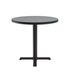 Correll, Inc. Round Café Bistro and Breakroom Pedestal Table, 29" H, High Pressure Laminate Top, Gray 19 Correll, Inc. Round Café Bistro and Breakroom Pedestal Table, 29" H, High Pressure Laminate Top, Gray -Kitchen & Dining Furniture Sales Store Grainger BXT48Rxx15xx08xx65bb94