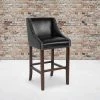 Flash Furniture Black Leather/Wood Stool, 30 -Kitchen & Dining Furniture Sales Store Grainger CHxx182020xx30xxBKxxGGxxLSxx4c2338