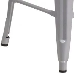 Flash Furniture 24" Silver Metal Counter Stool -Kitchen & Dining Furniture Sales Store Grainger CHxx31320xx24xxSILxxWDxxGGxxinset5xx7db550