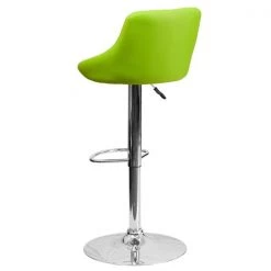 Flash Furniture Green Vinyl Barstool, Adj Height, Seat Height Range: 23" to 32" -Kitchen & Dining Furniture Sales Store Grainger CHxx82028AxxGRNxxGGxxinset2xx08e9c2