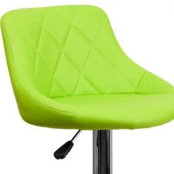 Flash Furniture Green Vinyl Barstool, Adj Height, Seat Height Range: 23" to 32" -Kitchen & Dining Furniture Sales Store Grainger CHxx82028AxxGRNxxGGxxinset5xx7ed87e