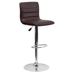 Flash Furniture Brown Vinyl Barstool, Adj Height -Kitchen & Dining Furniture Sales Store Grainger CHxx92023xx1xxBRNxxGGxxeed3cf