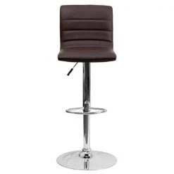 Flash Furniture Brown Vinyl Barstool, Adj Height -Kitchen & Dining Furniture Sales Store Grainger CHxx92023xx1xxBRNxxGGxxinset3xx8fb2c6