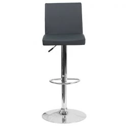 Flash Furniture Gray Vinyl Barstool, Adj Height, Backrest: Panel Back 15 Flash Furniture Gray Vinyl Barstool, Adj Height, Backrest: Panel Back -Kitchen & Dining Furniture Sales Store Grainger CHxx92066xxGYxxGGxxinset3xx68cf88