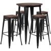 Flash Furniture Round Black Metal Bar Set, 30 -Kitchen & Dining Furniture Sales Store Grainger CHxxWDxxTBCHxx26xxGGxxd7aa05
