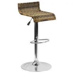 Flash Furniture Wicker Adjustable Height Stool, Frame Material: Metal -Kitchen & Dining Furniture Sales Store Grainger DSxx712xxGGxx9a90ef