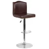 Flash Furniture Brown Leather Barstool -Kitchen & Dining Furniture Sales Store Grainger DSxx8111xxBRNxxGG
