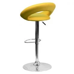 Flash Furniture Yellow Vinyl Barstool, Adj Height, Seat Height Range: 24" to 32-3/4" -Kitchen & Dining Furniture Sales Store Grainger DSxx811xxYELxxGGxxinset2xxf02be9