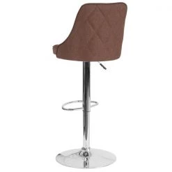 Flash Furniture Chair, Trieste, Adj Barstool, Brown Fabric -Kitchen & Dining Furniture Sales Store Grainger DSxx8121AxxBRNxxFxxGGxxinset2xx9c028b
