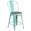 Flash Furniture Metal Counter Stool, 24", Mint -Kitchen & Dining Furniture Sales Store Grainger ETxx3534xx24xxMINTxxWDxxGGxxaa501f