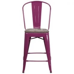 Flash Furniture Metal Counter Stool, 24", Purple 14 Flash Furniture Metal Counter Stool, 24", Purple -Kitchen & Dining Furniture Sales Store Grainger ETxx3534xx24xxPURxxWDxxGGxxinset3xx359ac7
