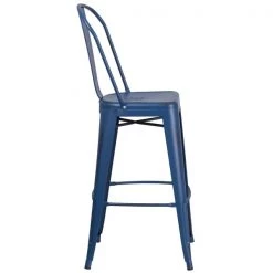 Flash Furniture Distressed Blue Metal Stool, Material: metal -Kitchen & Dining Furniture Sales Store Grainger ETxx3534xx30xxABxxGGxxinset1xx3b4317