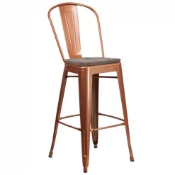Flash Furniture Metal Bar Stool, 30", Copper 12 Flash Furniture Metal Bar Stool, 30", Copper -Kitchen & Dining Furniture Sales Store Grainger ETxx3534xx30xxPOCxxWDxxGGxx4ca0c8
