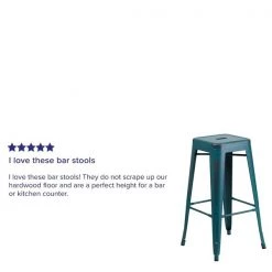 Flash Furniture Distressed Blue-Tl Metal Stool -Kitchen & Dining Furniture Sales Store Grainger ETxxBT3503xx30xxKBxxGGxxREVIEWxx71f197