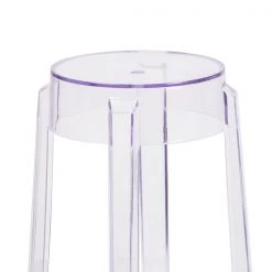 Flash Furniture Transparent Stool, 25.75"H -Kitchen & Dining Furniture Sales Store Grainger FHxx118xxAPC1xxGGxxinset2xx4955e3