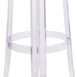 Flash Furniture Transparent Barstool, 29.75"H -Kitchen & Dining Furniture Sales Store Grainger FHxx118xxAPC2xxGGxxinset1xx5122f7