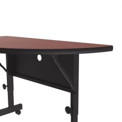 Correll, Inc. Deluxe Adjustable Height Flip Top Training Table, 24" W, 48" L, High Pressure Laminate Top, Cherry 19 Correll, Inc. Deluxe Adjustable Height Flip Top Training Table, 24" W, 48" L, High Pressure Laminate Top, Cherry -Kitchen & Dining Furniture Sales Store Grainger FT2448HRxx21xx06xxbcfab3