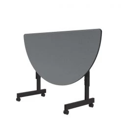 Correll, Inc. Deluxe Adjustable Height Flip Top Training Table, 24" W, 48" L, Melamine Laminate Top, Gray Granite -Kitchen & Dining Furniture Sales Store Grainger FT2448MRxx15xx05xxbc3a28