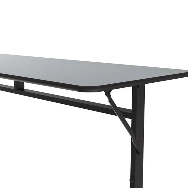 Correll, Inc. Deluxe Adjustable Height Flip Top Training Table, 24" W, 72" L, Melamine Laminate Top, Gray Granite 11 Correll, Inc. Deluxe Adjustable Height Flip Top Training Table, 24" W, 72" L, Melamine Laminate Top, Gray Granite - Image 9
