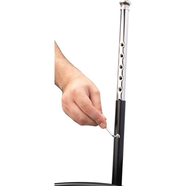 Nps Round Stool, Height Range 19" to 27", Masonite Board Black 5 Nps Round Stool, Height Range 19" to 27", Masonite Board Black - Image 3