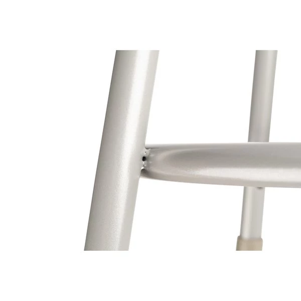 National Public Seating Round Stool, Height Range 30", Vinyl Gray 6 National Public Seating Round Stool, Height Range 30", Vinyl Gray - Image 4