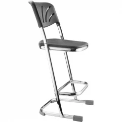 National Public Seating Square Stool with Backrest, Height 24"Black 16 National Public Seating Square Stool with Backrest, Height 24"Black -Kitchen & Dining Furniture Sales Store Grainger G7575741xx03xx1ec020