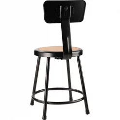 National Public Seating Round Stool with Backrest, Height 18"Black -Kitchen & Dining Furniture Sales Store Grainger G9364013xx04xx49f77e