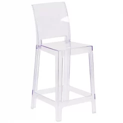 Flash Furniture Square Back Ghost Stool -Kitchen & Dining Furniture Sales Store Grainger OWxxSQUAREBACKxx24xxGGxx4d7b74