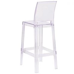 Flash Furniture Ghost Barstool, Square Back -Kitchen & Dining Furniture Sales Store Grainger OWxxSQUAREBACKxx29xxGGxxinset2xx5d82bc