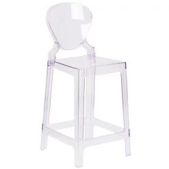 Flash Furniture Tear Back Ghost Counter Stool -Kitchen & Dining Furniture Sales Store Grainger OWxxTEARBACKxx24xxGGxx0e2c70